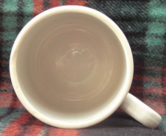 russian or soviet navy mug or cup with anchor