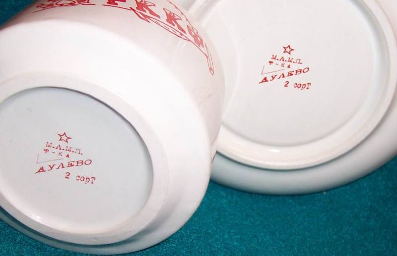 modern day russian federation coffee cup and saucer