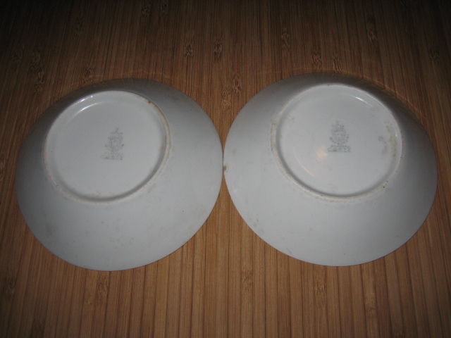 russian navy 1919-1920's salad plate bottom