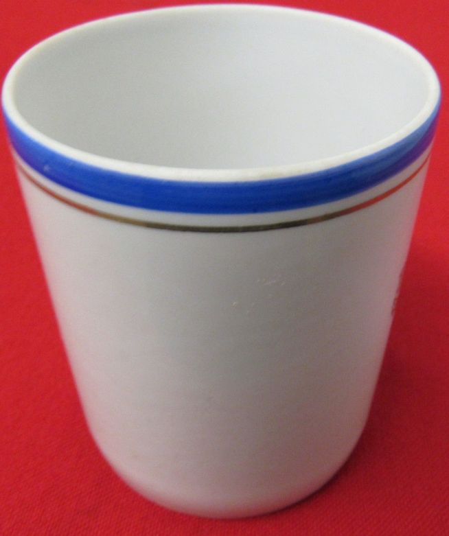 post WWII Cold War Soviet Navy or russian navy cup ca 1970