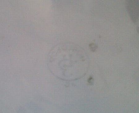 soviet navy senior officer dinner plate backstamp #2