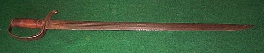espada ancha cutlass broad sword with mystical markings
