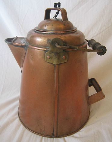 Early Antique Copper Neapolitan Style Coffee Pot – Rush Creek Vintage