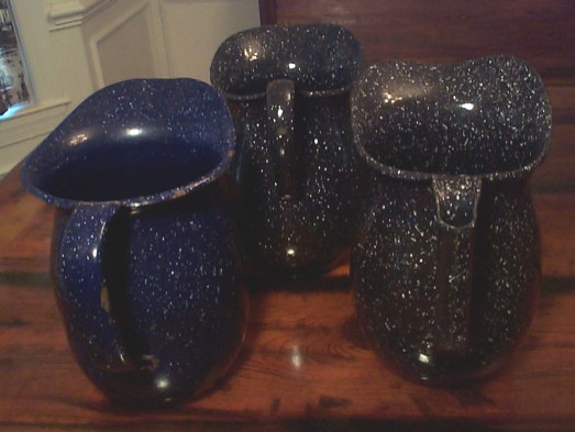 us navy enlisted mess hall galley graniteware pitchers
