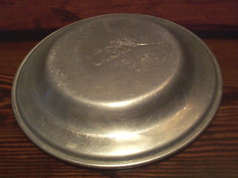 us navy enamelware enlisted cup and plate ca 1898-1910