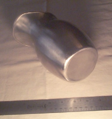 bottom view of milk pitcher with stamped USN'; return true
