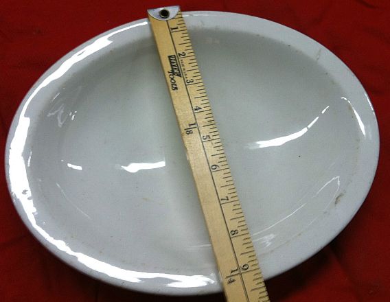 Navy Enlisted Mess Scammell China White Serving Bowl
