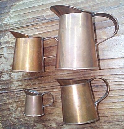 us navy copper measuring cups