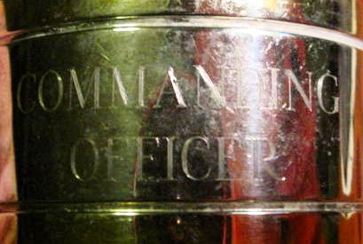 commanding officer us navy napkin ring