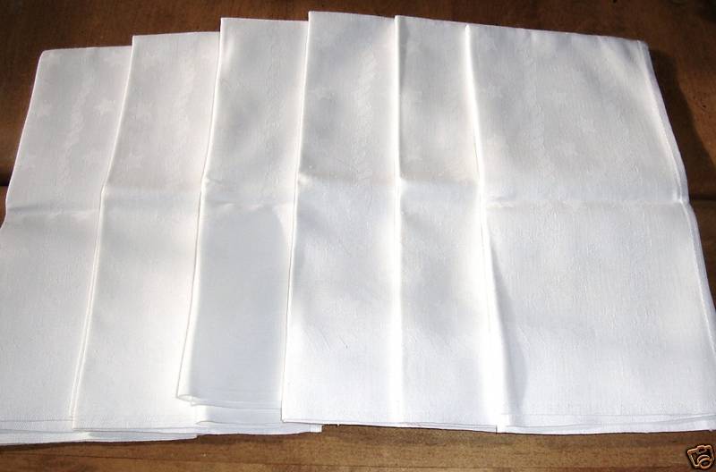 navy tablecloth with usn, stars and twisted rope design