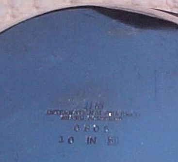 USCG issued Formal Coast Guard Silverplate Deep Dish with Insignia