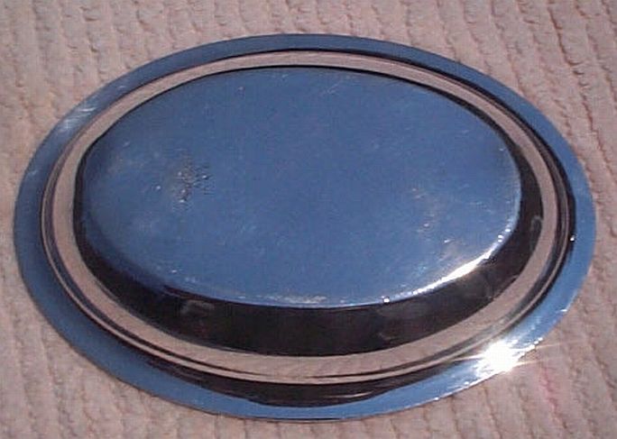 USCG issued Formal Coast Guard Silverplate Deep Dish with Insignia