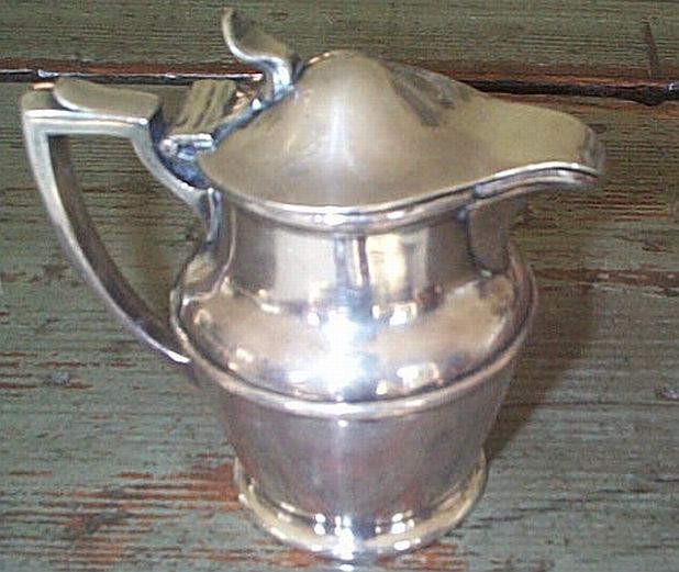 USCG issued Formal Coast Guard Silverplate Creamer with Insignia