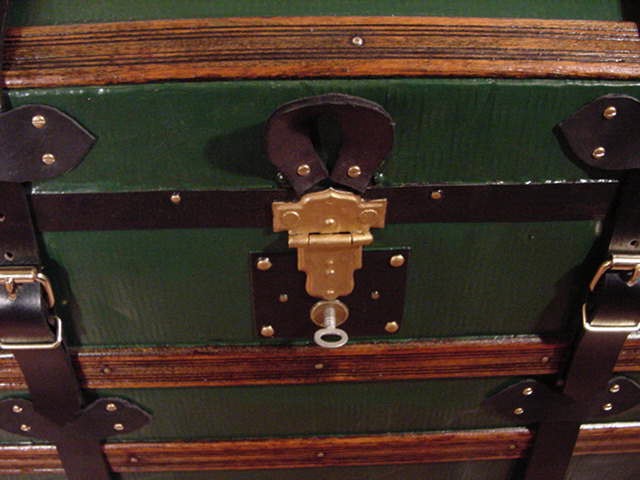 Pirate Chests Dome Top Sea Chest #9 close up