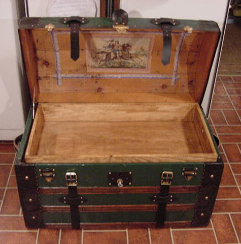 Pirate Treasures Chests Dome Top Chest #9 open with insert