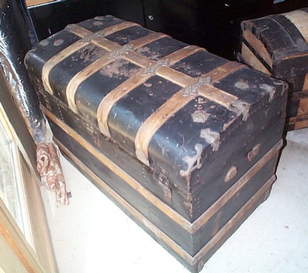 Antique Chest #139 back view