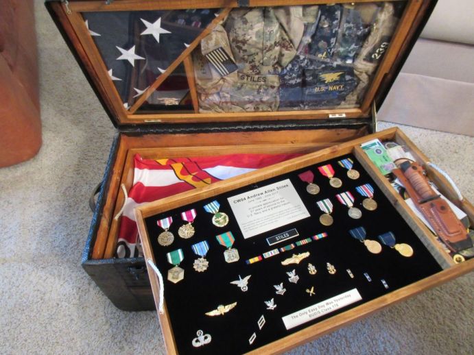Army Navy Retirement Shadow Box ideas or Military Shadow box Idea as