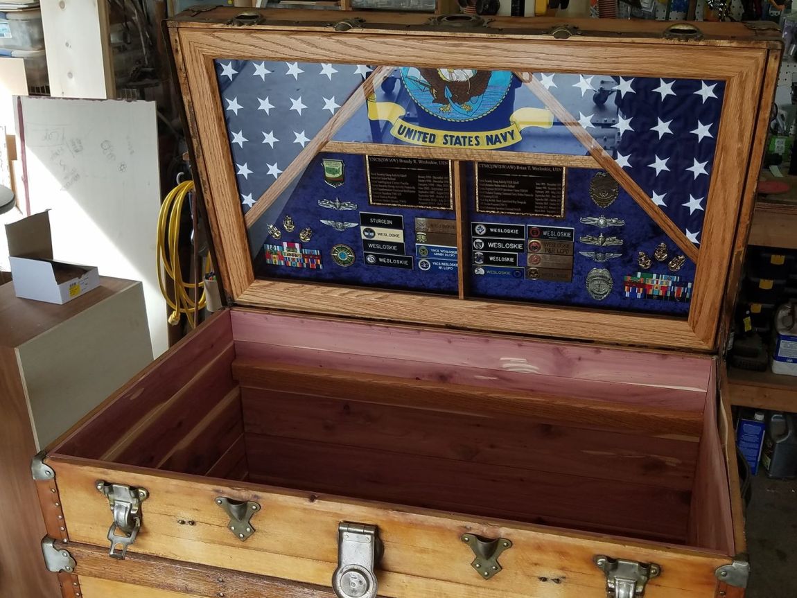 Shadow Box Military Retirement